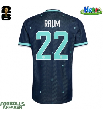 Tyskland David Raum #22 Bortatröja VM 2026 Kortärmad